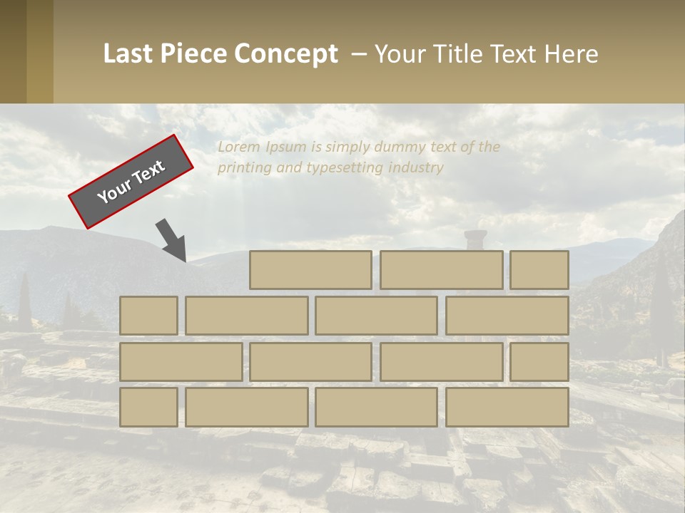 Daughter Woman Sunset PowerPoint Template