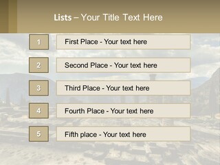 Daughter Woman Sunset PowerPoint Template