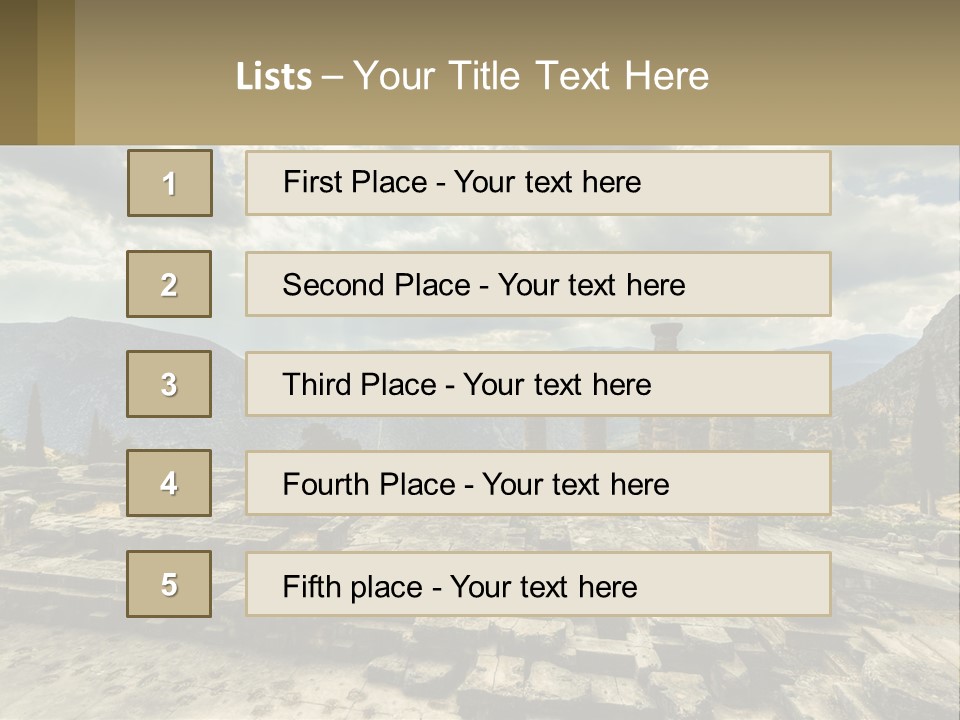 Daughter Woman Sunset PowerPoint Template