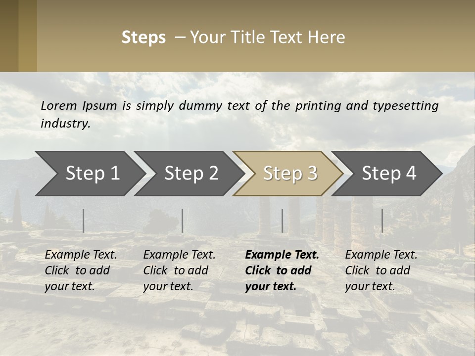 Daughter Woman Sunset PowerPoint Template