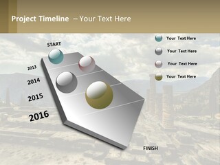 Daughter Woman Sunset PowerPoint Template