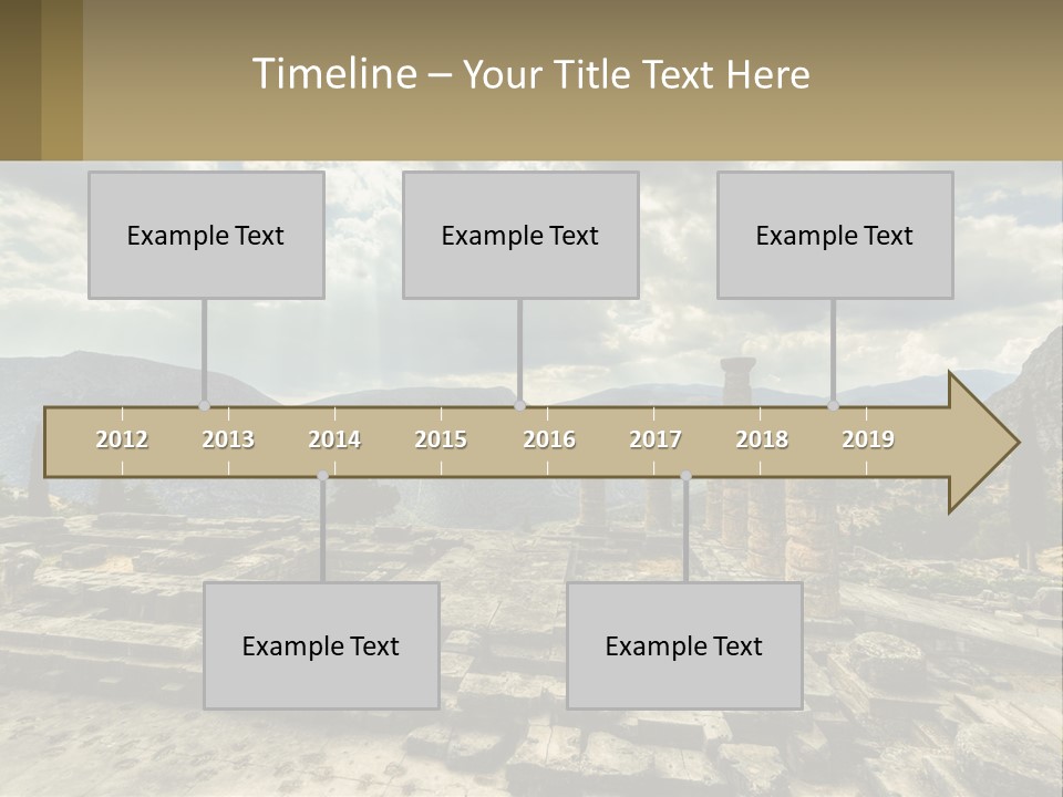 Daughter Woman Sunset PowerPoint Template