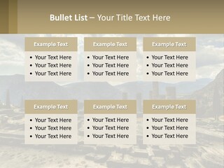 Daughter Woman Sunset PowerPoint Template