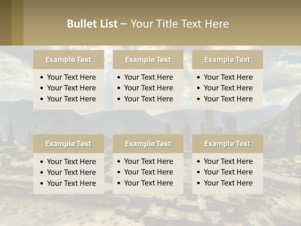 Daughter Woman Sunset PowerPoint Template