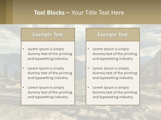 Daughter Woman Sunset PowerPoint Template