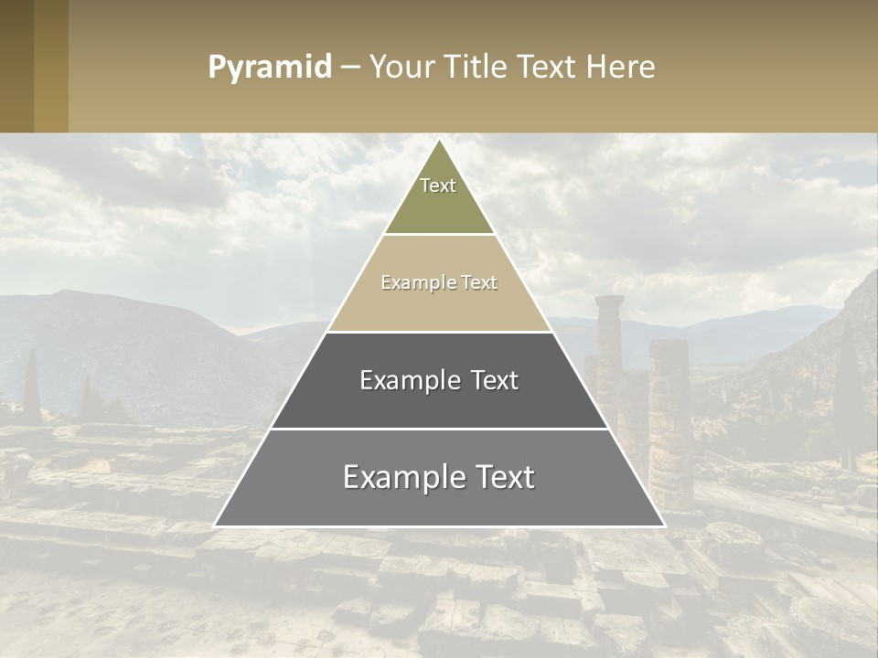 Daughter Woman Sunset PowerPoint Template