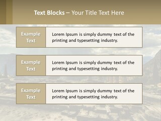 Daughter Woman Sunset PowerPoint Template