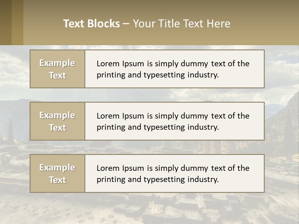 Daughter Woman Sunset PowerPoint Template