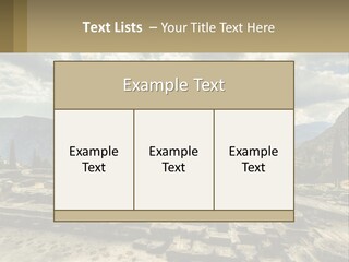 Daughter Woman Sunset PowerPoint Template