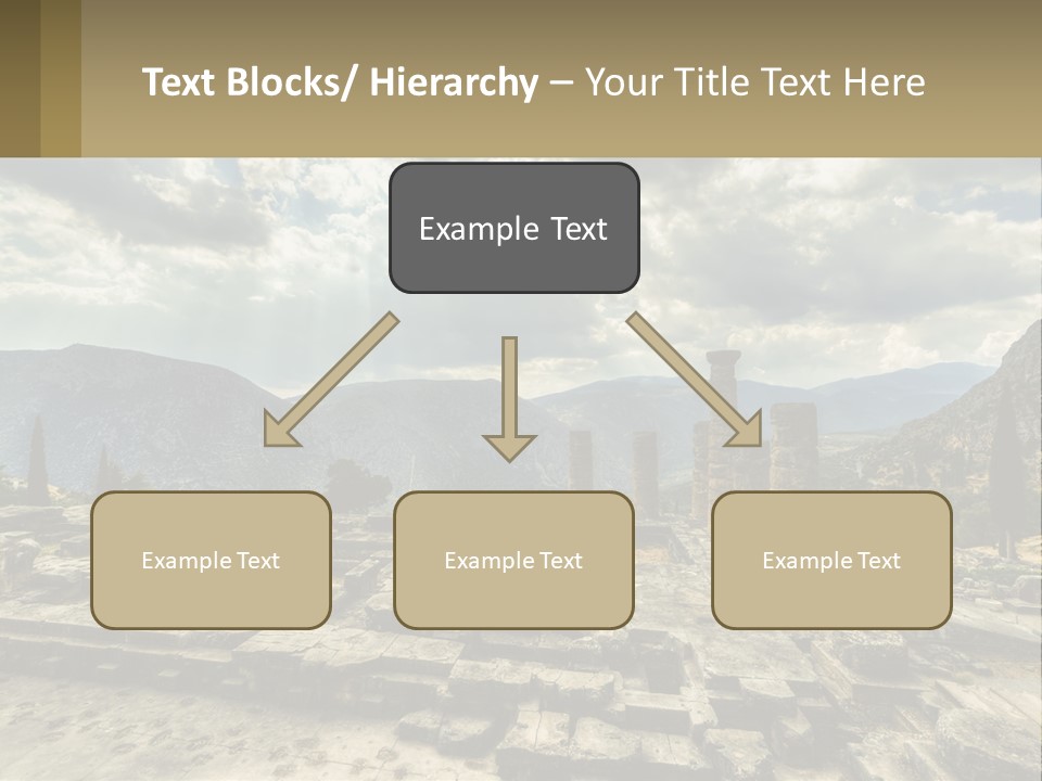 Daughter Woman Sunset PowerPoint Template