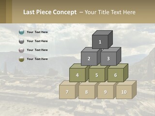 Daughter Woman Sunset PowerPoint Template