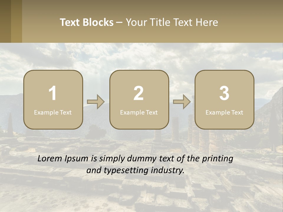 Daughter Woman Sunset PowerPoint Template