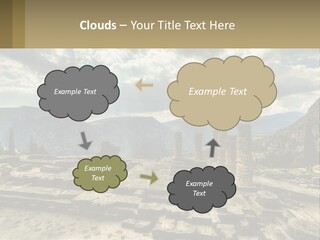 Daughter Woman Sunset PowerPoint Template