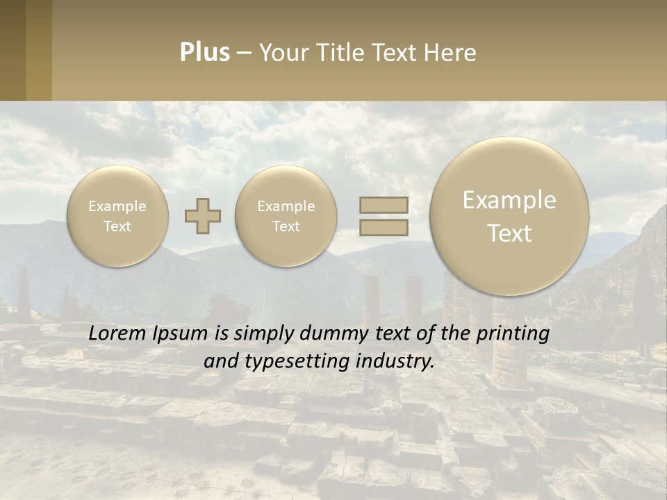 Daughter Woman Sunset PowerPoint Template