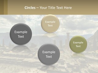 Daughter Woman Sunset PowerPoint Template