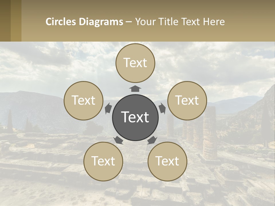 Daughter Woman Sunset PowerPoint Template