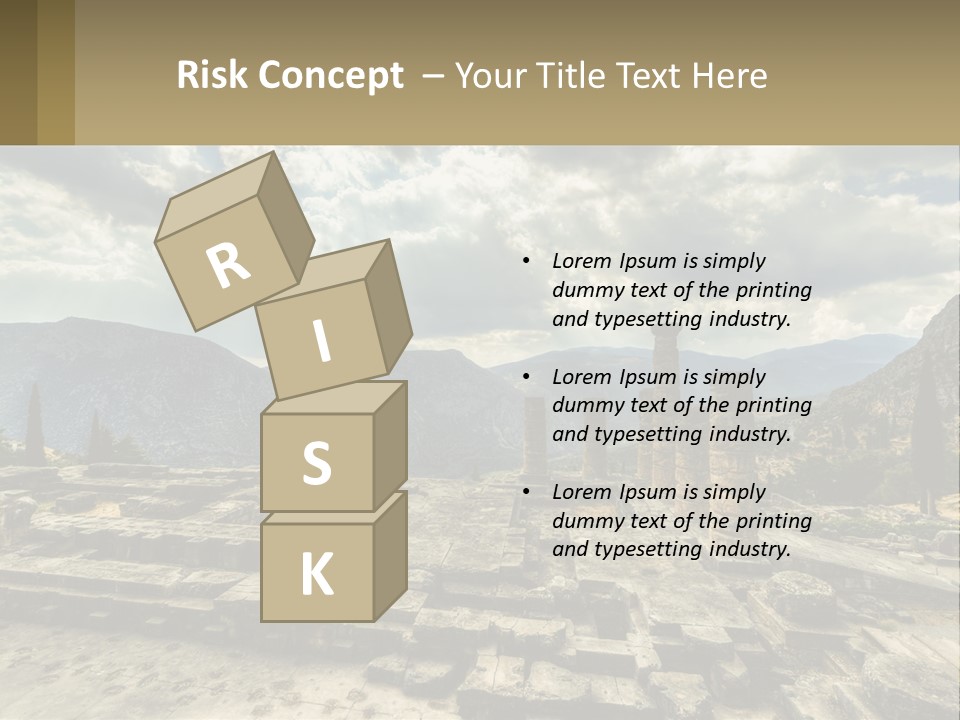 Daughter Woman Sunset PowerPoint Template