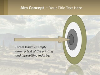 Daughter Woman Sunset PowerPoint Template