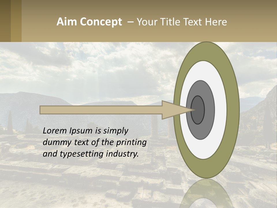 Daughter Woman Sunset PowerPoint Template