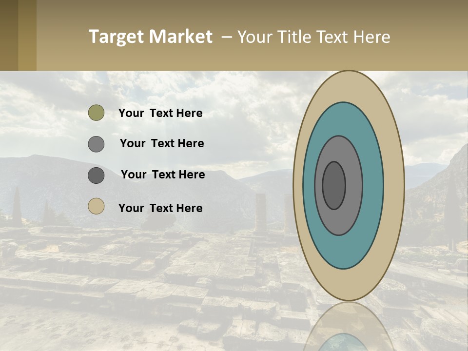 Daughter Woman Sunset PowerPoint Template