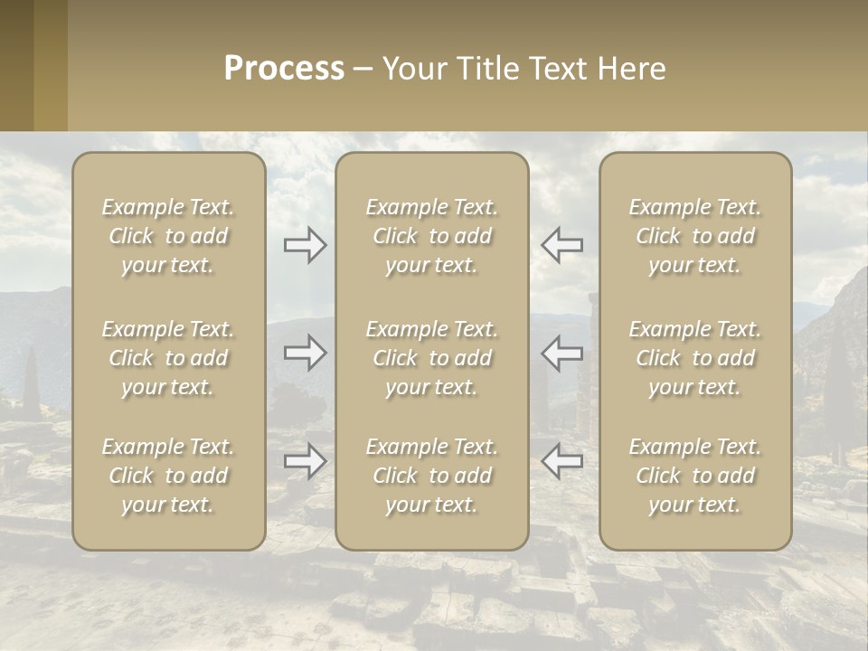 Daughter Woman Sunset PowerPoint Template