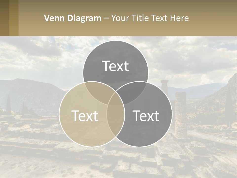 Daughter Woman Sunset PowerPoint Template