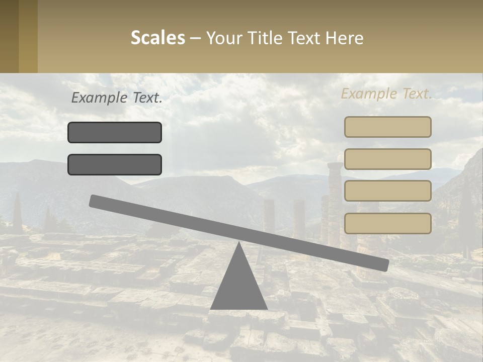 Daughter Woman Sunset PowerPoint Template