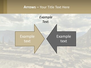 Daughter Woman Sunset PowerPoint Template