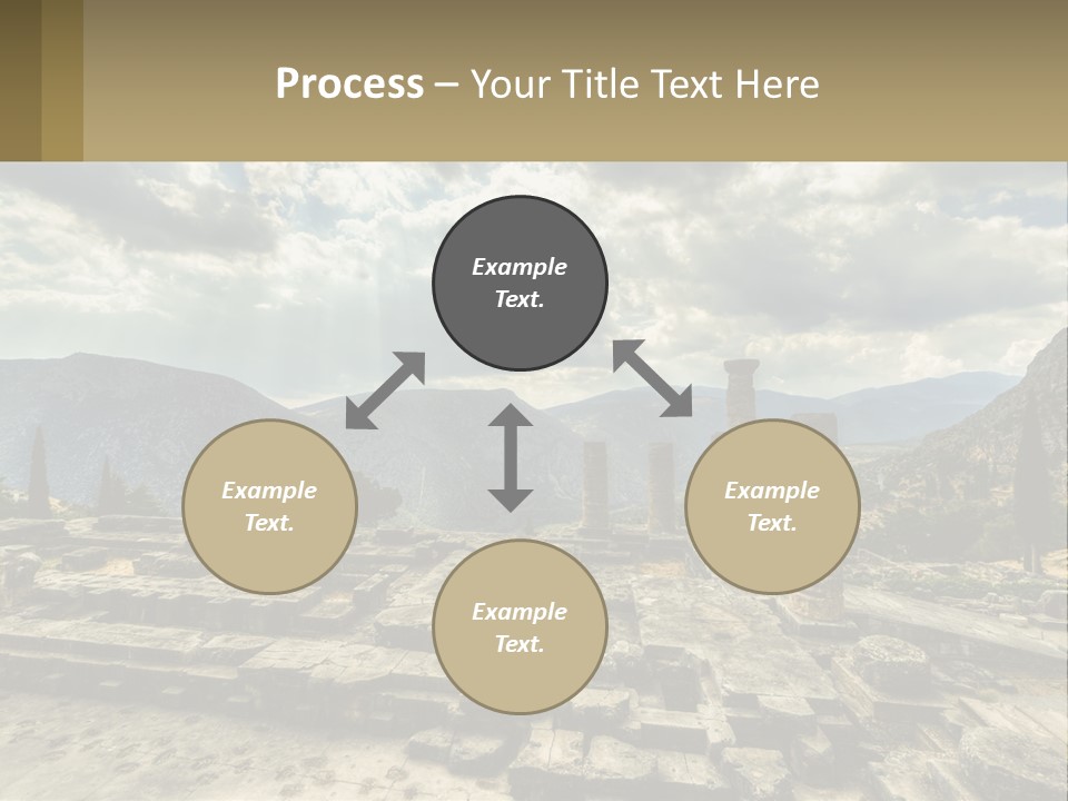 Daughter Woman Sunset PowerPoint Template