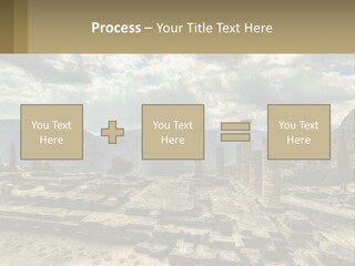 Daughter Woman Sunset PowerPoint Template