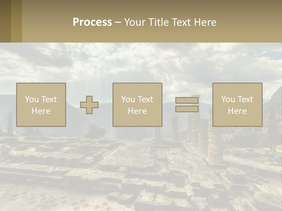 Daughter Woman Sunset PowerPoint Template