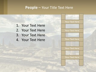 Daughter Woman Sunset PowerPoint Template