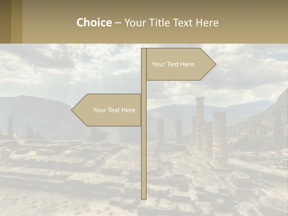 Daughter Woman Sunset PowerPoint Template