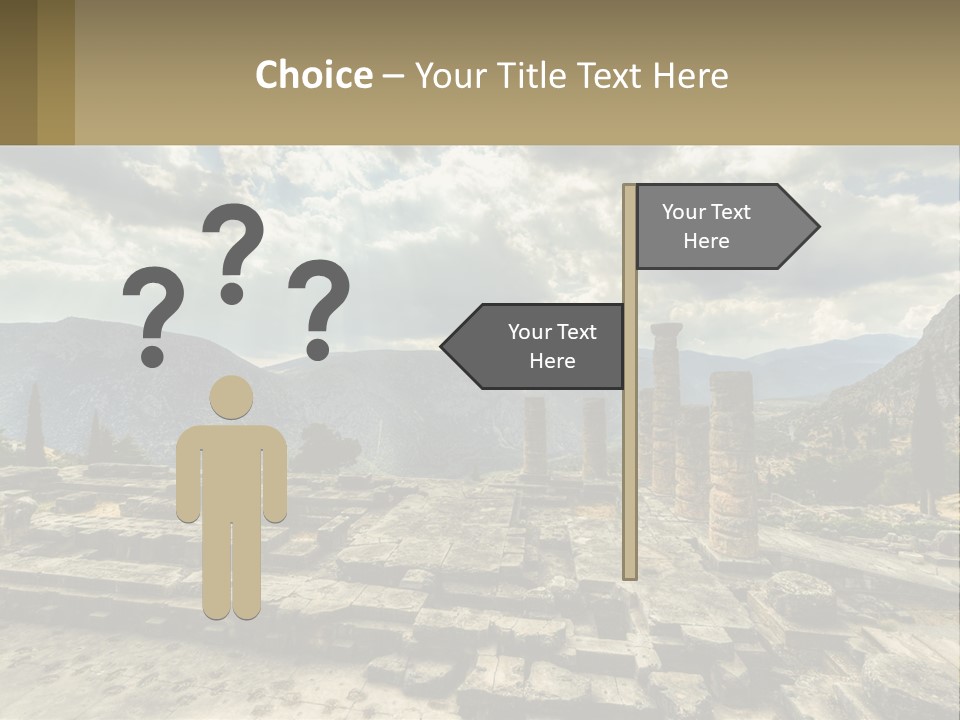 Daughter Woman Sunset PowerPoint Template