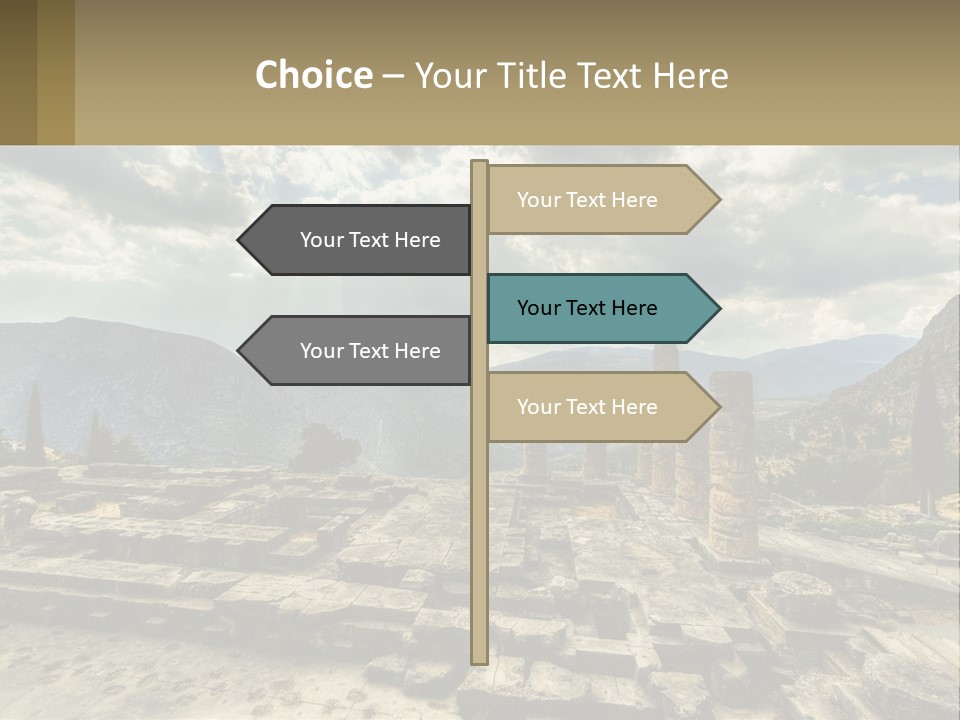 Daughter Woman Sunset PowerPoint Template