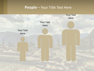 Daughter Woman Sunset PowerPoint Template