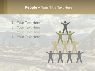 Daughter Woman Sunset PowerPoint Template