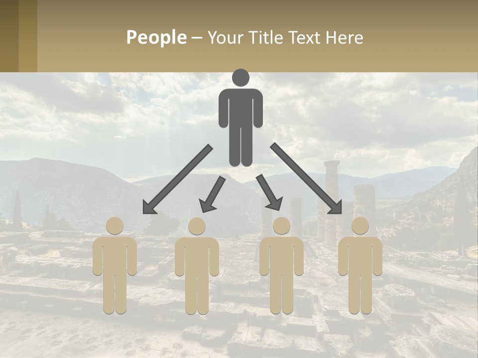 Daughter Woman Sunset PowerPoint Template