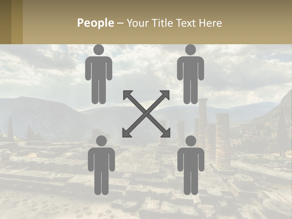 Daughter Woman Sunset PowerPoint Template