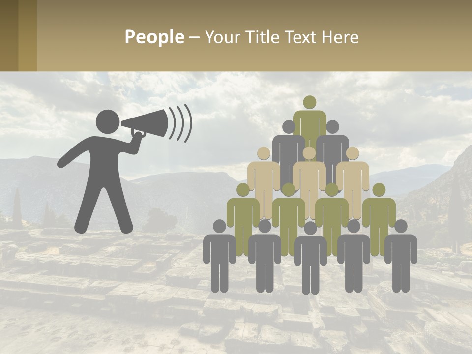 Daughter Woman Sunset PowerPoint Template