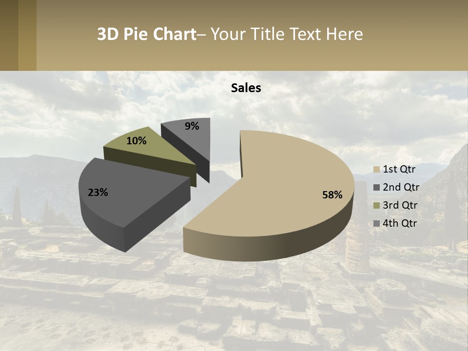 Daughter Woman Sunset PowerPoint Template