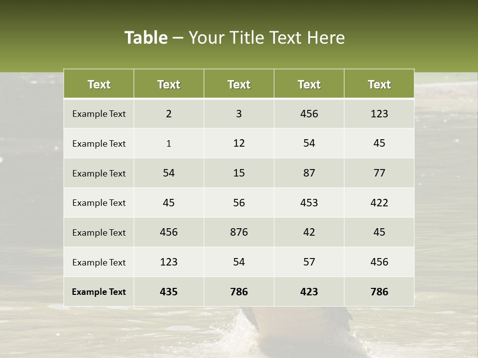 Pensioner Parent Coast PowerPoint Template