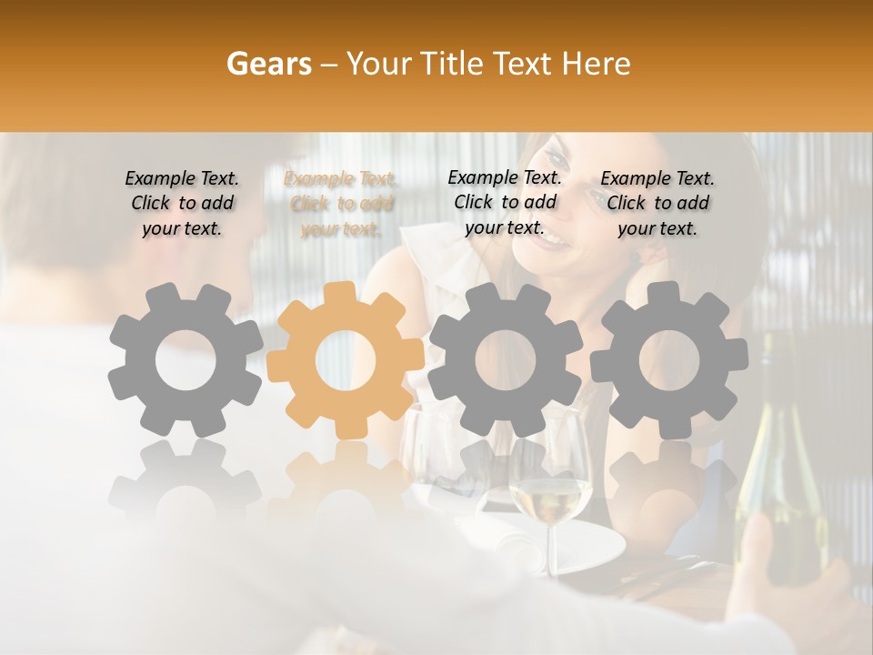 Single Portrait Caucasian PowerPoint Template