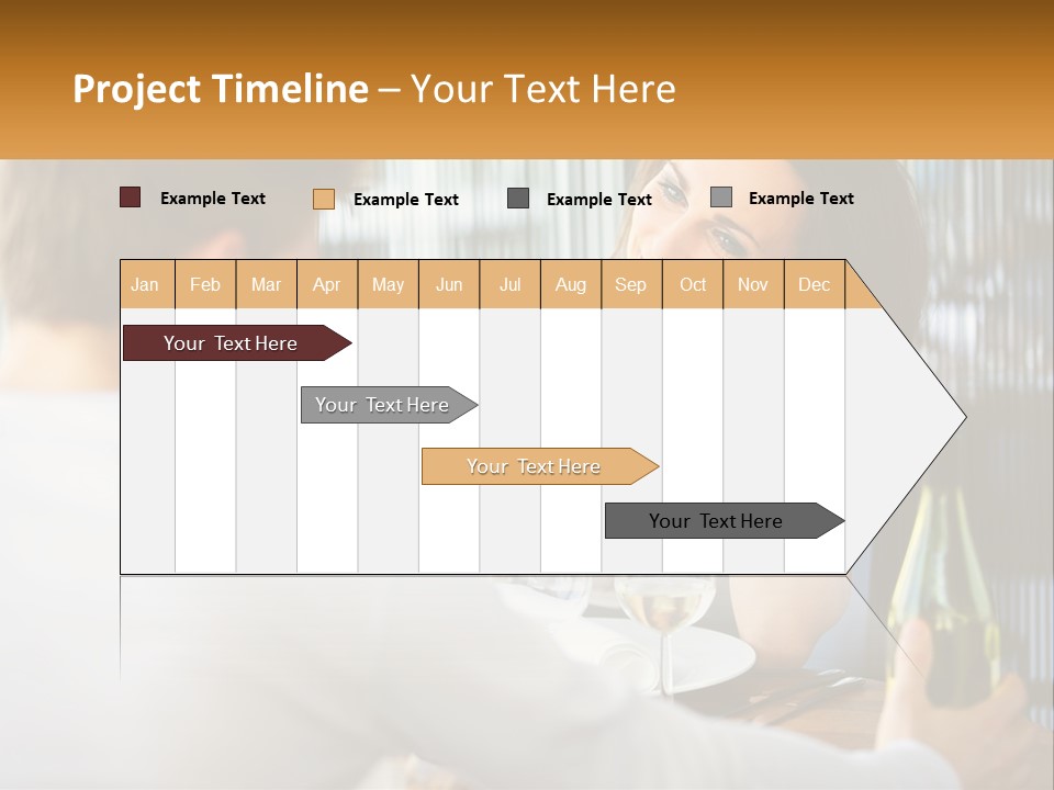 Single Portrait Caucasian PowerPoint Template