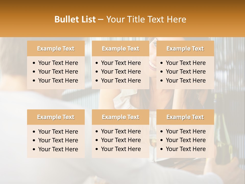 Single Portrait Caucasian PowerPoint Template
