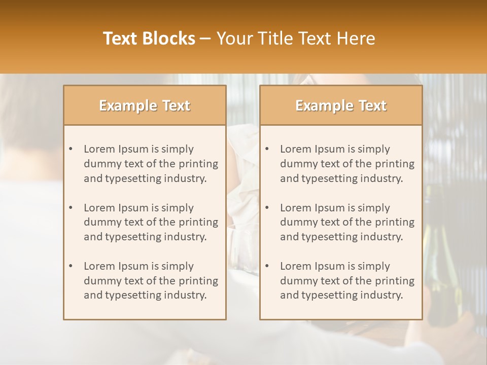 Single Portrait Caucasian PowerPoint Template