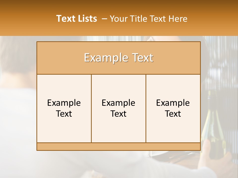 Single Portrait Caucasian PowerPoint Template
