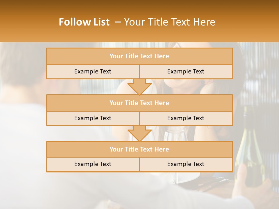 Single Portrait Caucasian PowerPoint Template