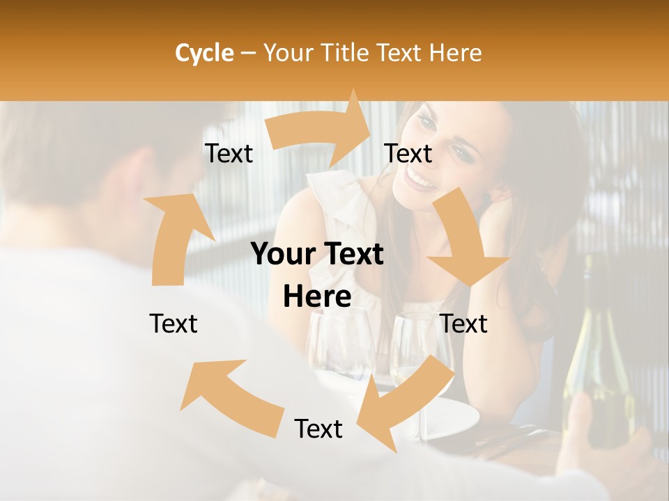 Single Portrait Caucasian PowerPoint Template