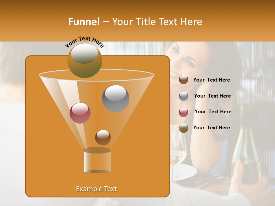 Single Portrait Caucasian PowerPoint Template